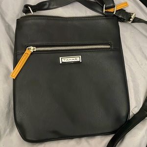 Tahari black crossbody